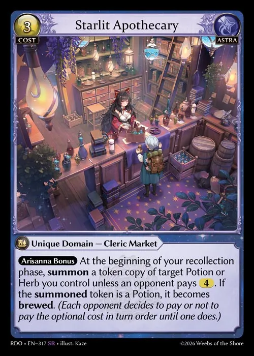 Starlit Apothecary — Radiant Origins — Grand Archive