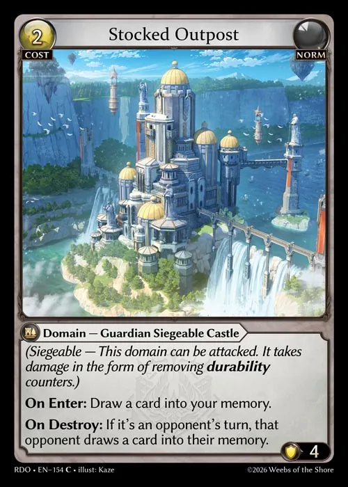 Stocked Outpost — Radiant Origins — Grand Archive