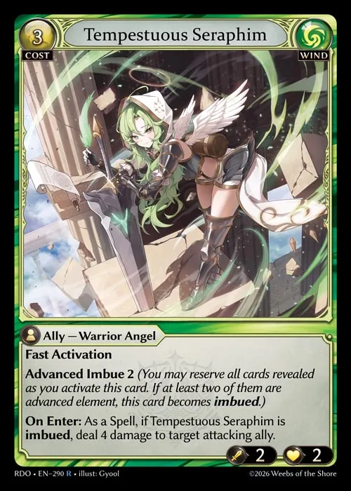 Tempestuous Seraphim — Radiant Origins — Grand Archive