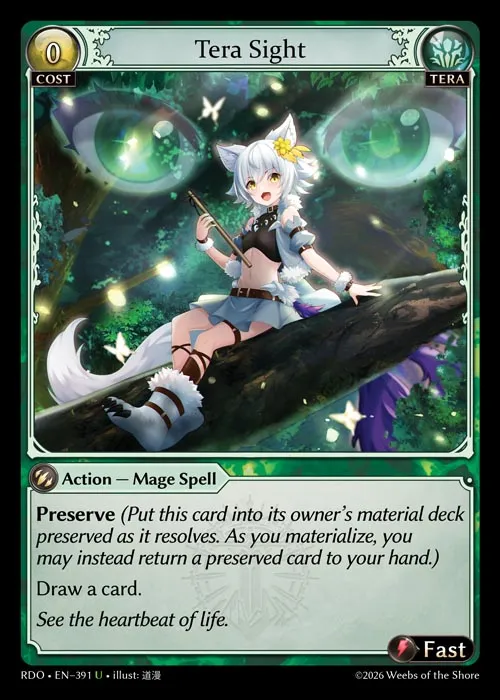 Tera Sight — Radiant Origins — Grand Archive