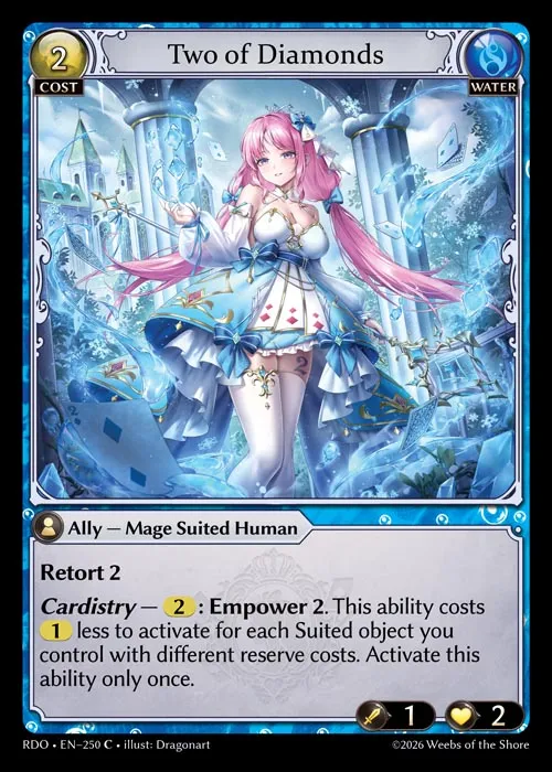 Two of Diamonds — Radiant Origins — Grand Archive
