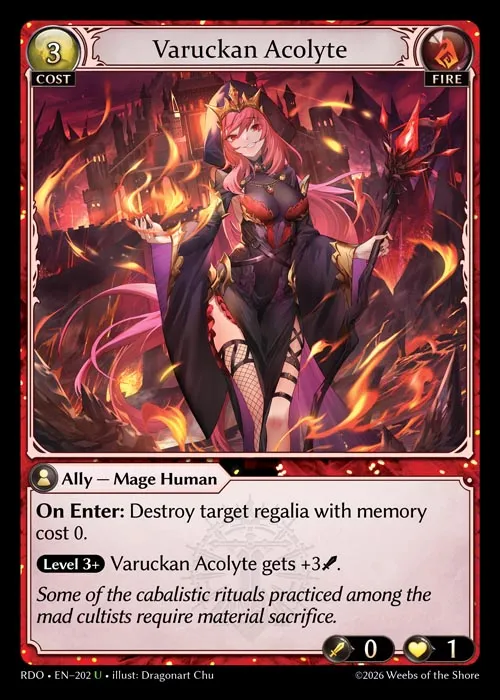Varuckan Acolyte — Radiant Origins — Grand Archive
