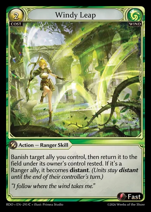 Windy Leap — Radiant Origins — Grand Archive