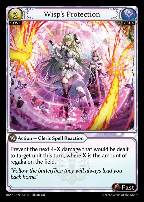 Wisp's Protection — Radiant Origins — Grand Archive
