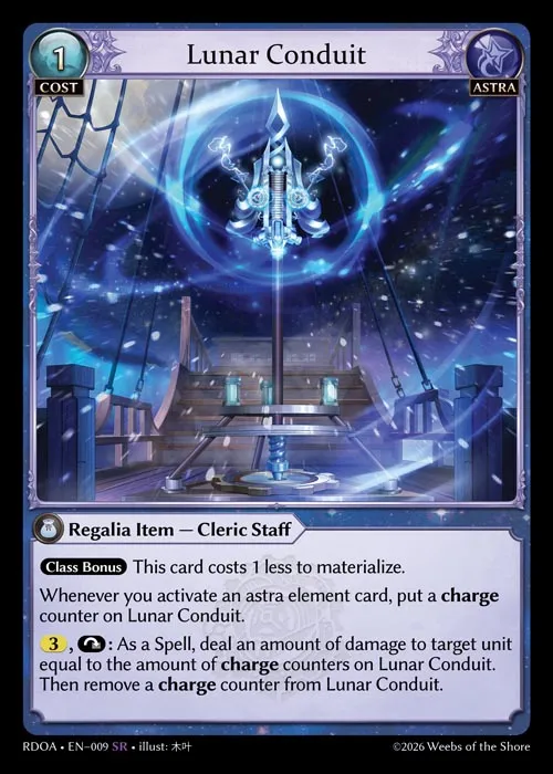 Lunar Conduit — Radiant Origins: Armaments — Grand Archive TCG