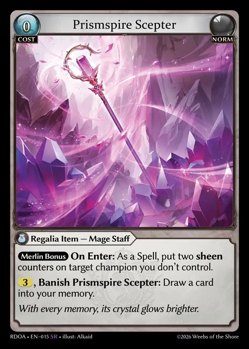 Prismspire Scepter — Radiant Origins: Armaments — Grand Archive TCG