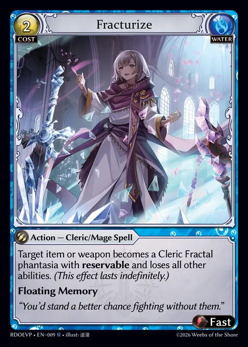 Fracturize — Radiant Origins Event Pack — Grand Archive