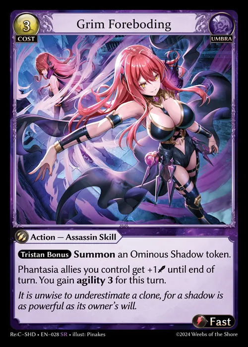 Grim Foreboding — Re:Collection Shadowdancer — Grand Archive TCG