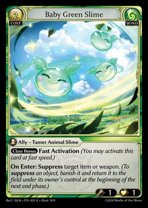 Baby Green Slime — Re:Collection Slime Sovereign — Grand Archive
