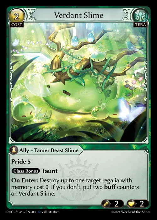 Verdant Slime — Re:Collection Slime Sovereign — Grand Archive