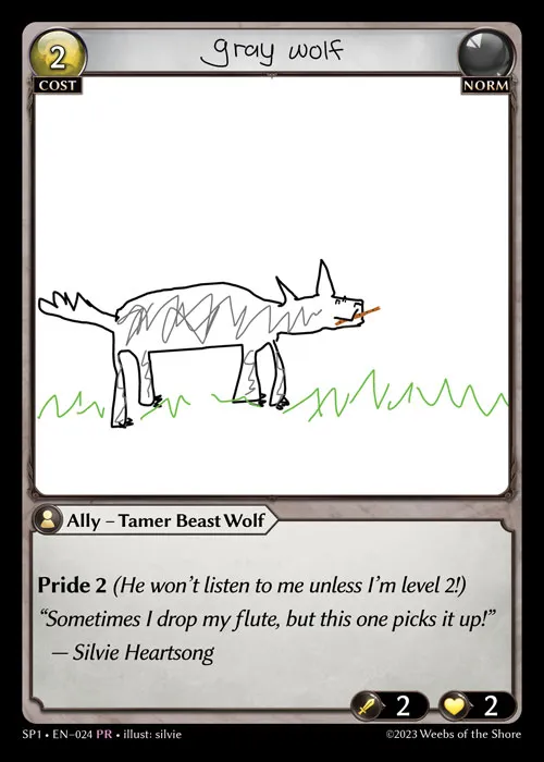 Gray Wolf — Supporter Pack 1 — Grand Archive