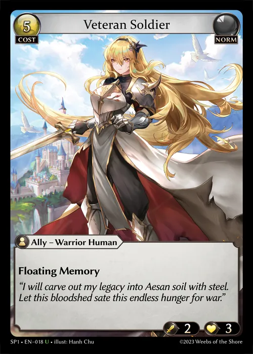 Veteran Soldier — Supporter Pack 1 — Grand Archive