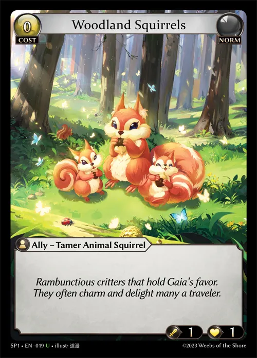 Woodland Squirrels — Supporter Pack 1 — Grand Archive