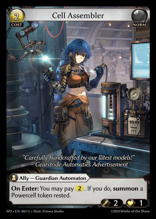 Cell Assembler — Supporter Pack 2 — Grand Archive