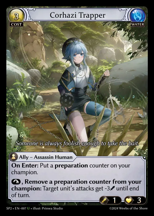 Corhazi Trapper from Supporter Pack 2 - Grand Archive TCG