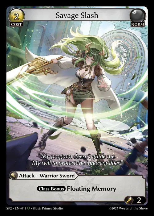 Savage Slash — Supporter Pack 2 — Grand Archive