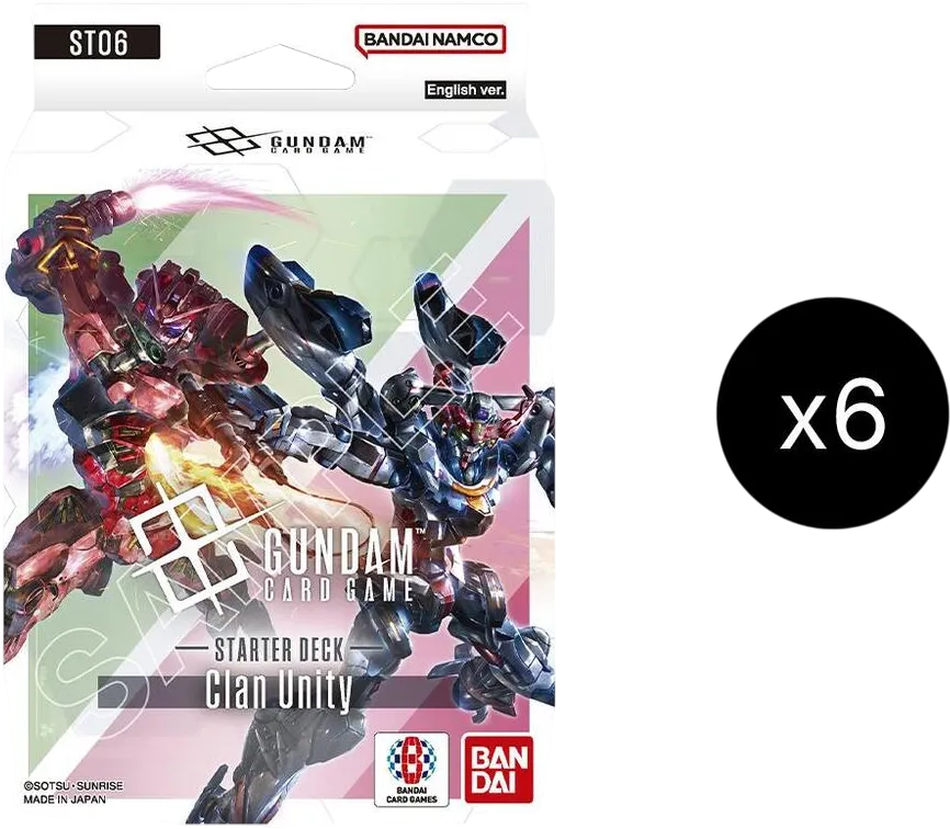 Starter Deck 06: Clan Unity Display — Starter Deck 06: Clan Unity — Gundam Card Game
