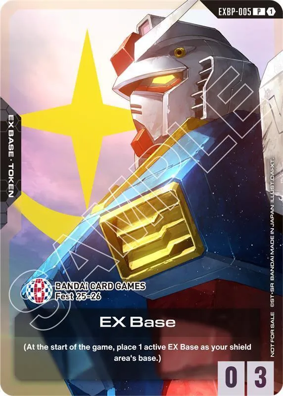 EX Base (EXBP-005) (Bandai Card Games Fest 25-26) — Promotional EX Base Tokens — Gundam Card Game
