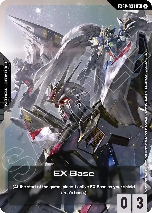 EX Base (EXBP-031) (SDCC 2026) — Promotional EX Base Tokens — Gundam Card Game