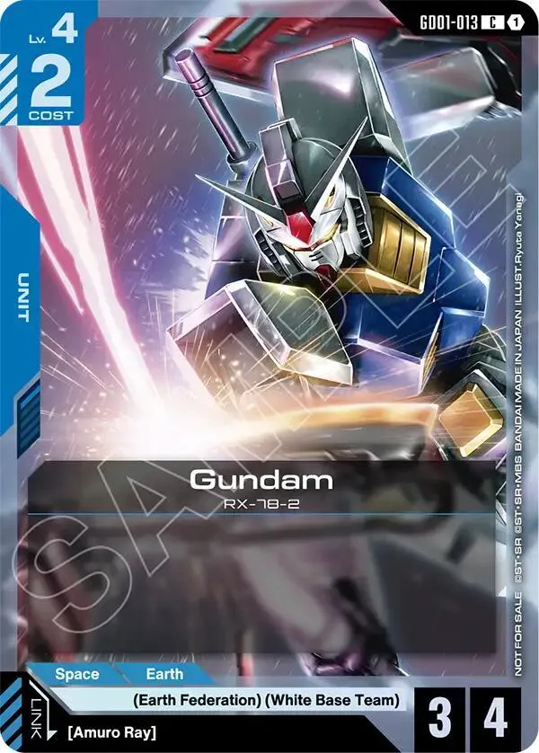 Gundam (GD01-013) (WCS26-27 Participation Pack Vol.1) — Gundam Promotional Cards — Gundam Card Game