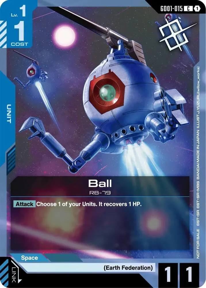 Ball (Judge Pack 02) — Gundam Promotional Cards — Gundam Card Game