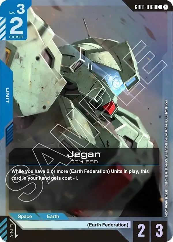 Jegan (Store Tournament Participant Pack 01) — Gundam Promotional Cards — Gundam Card Game