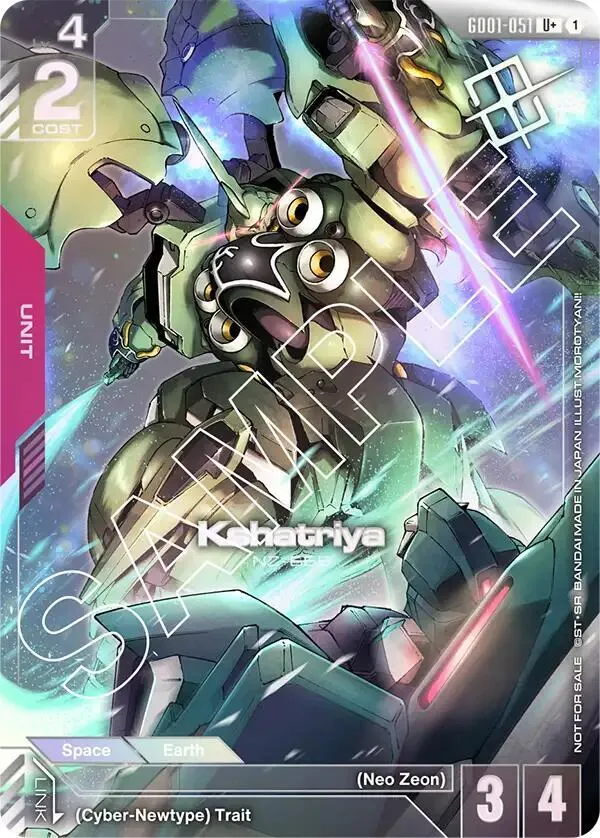 Kshatriya (GD01-051) (Store Tournament Winner Pack 01) — Gundam Promotional Cards — Gundam Card Game