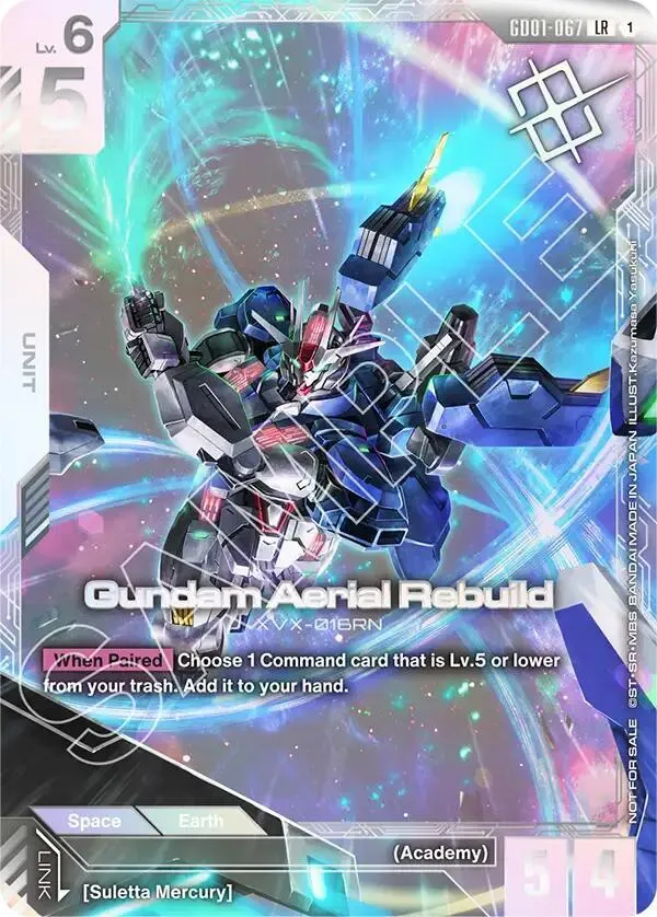 Gundam Aerial Rebuild (Newtype Challenge 2025 Mission1) — Gundam Promotional Cards — Gundam Card Game