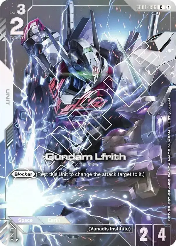 Gundam Lfrith (Premium Card Collection) — Gundam Promotional Cards — Gundam Card Game