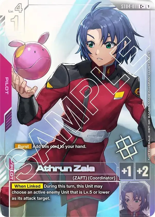 Athrun Zala (Store Tournament Winner Pack 01) — Gundam Promotional Cards — Gundam Card Game