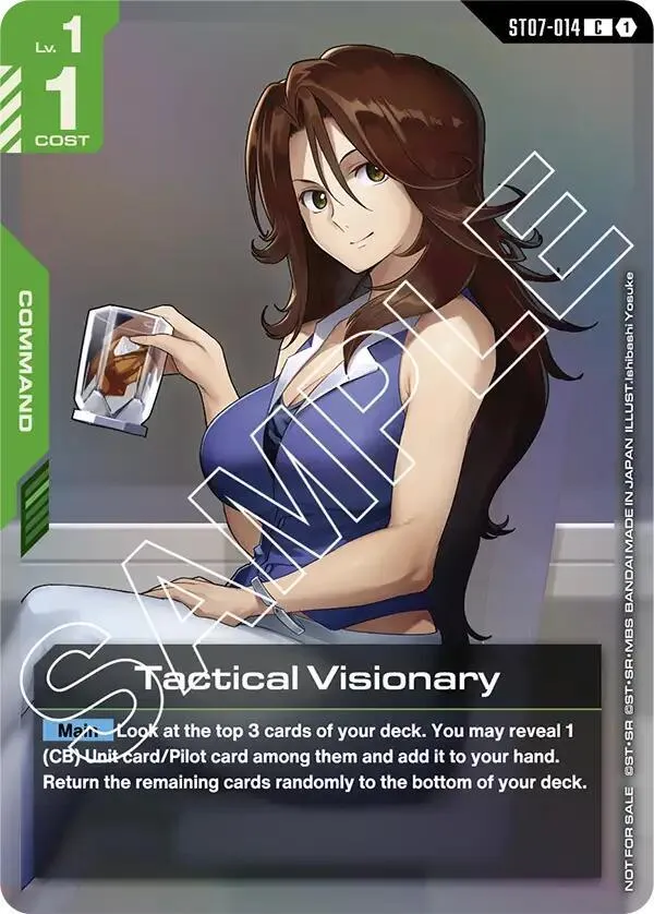 Tactical Visionary (Store Tournament Participant Pack 03) — Gundam Promotional Cards — Gundam Card Game