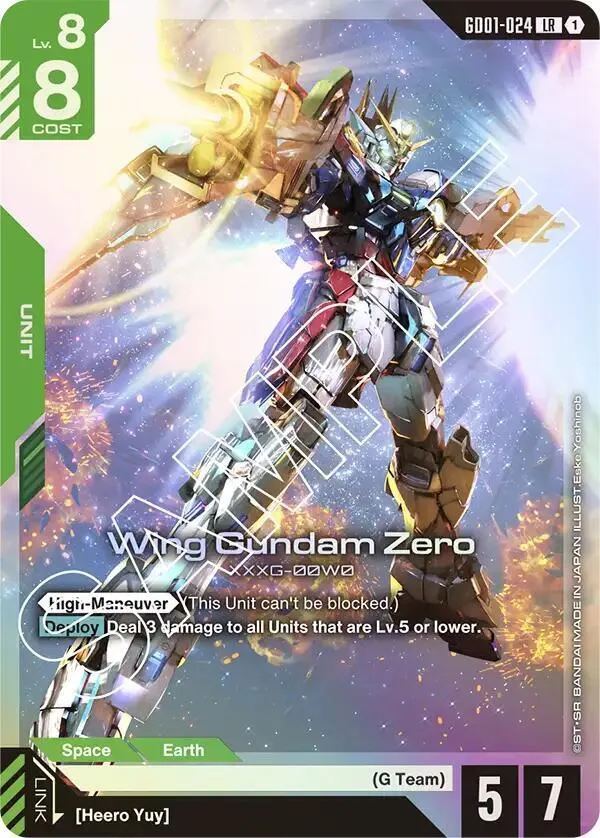 Wing Gundam Zero — Newtype Rising — Gundam Card Game