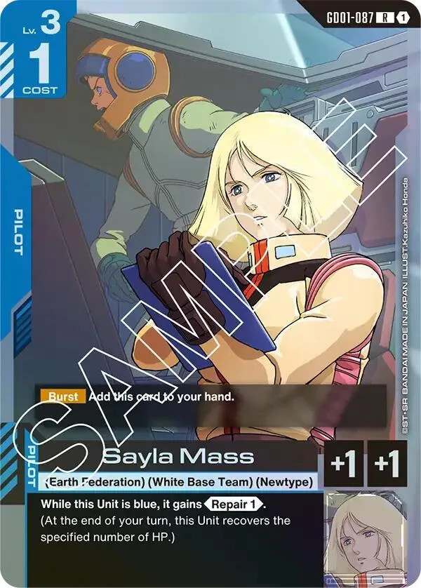 Sayla Mass — Newtype Rising — Gundam Card Game