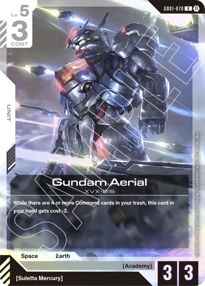 Gundam Aerial — Edition Beta — Gundam Card Game