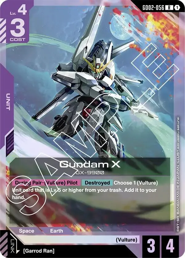 Gundam X (GD02-056) — Dual Impact — Gundam Card Game