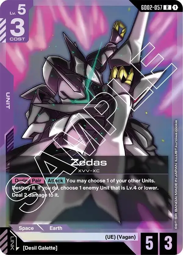 Zedas — Dual Impact — Gundam Card Game