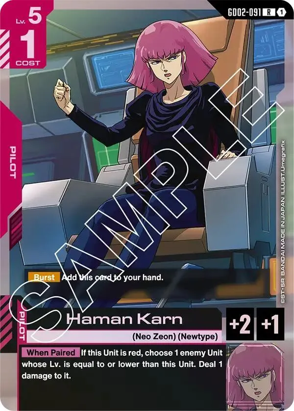 Haman Karn — Dual Impact — Gundam Card Game