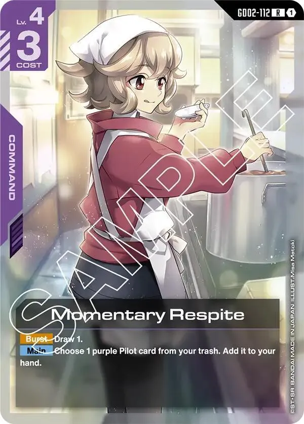 Momentary Respite — Dual Impact — Gundam Card Game
