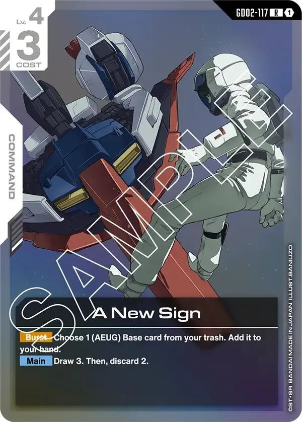A New Sign — Dual Impact — Gundam Card Game