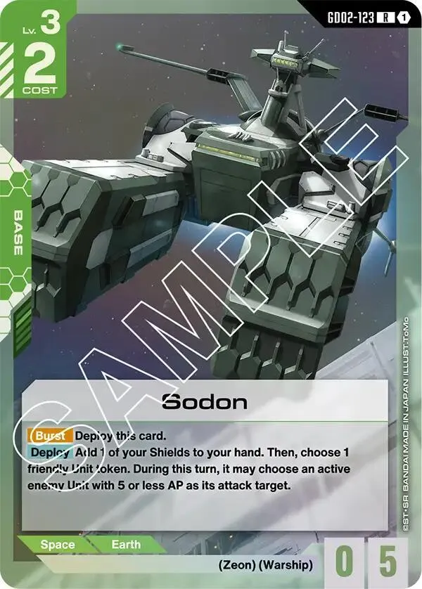 Sodon — Dual Impact — Gundam Card Game