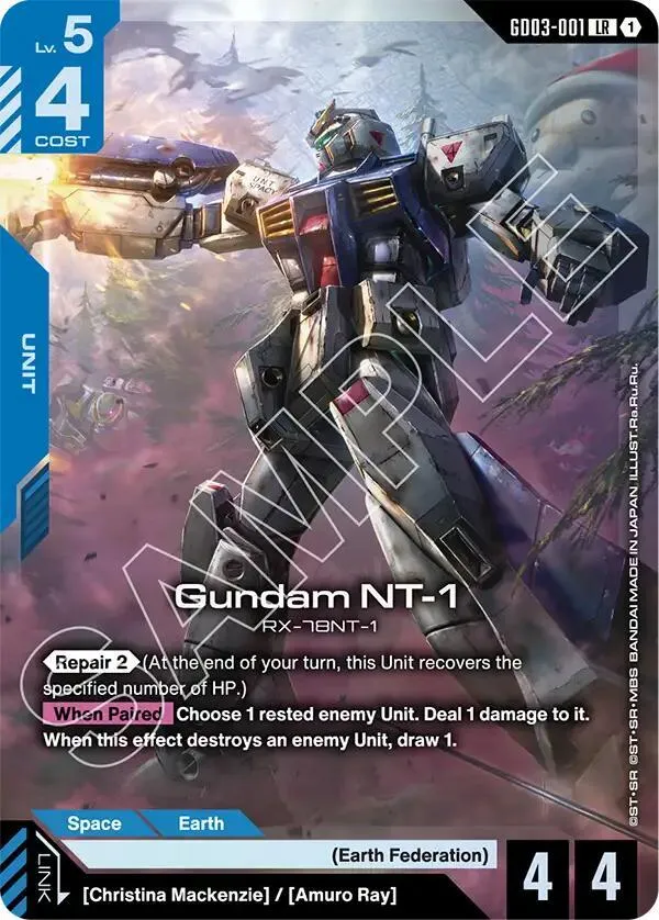 Gundam NT-1 — Steel Requiem — Gundam Card Game