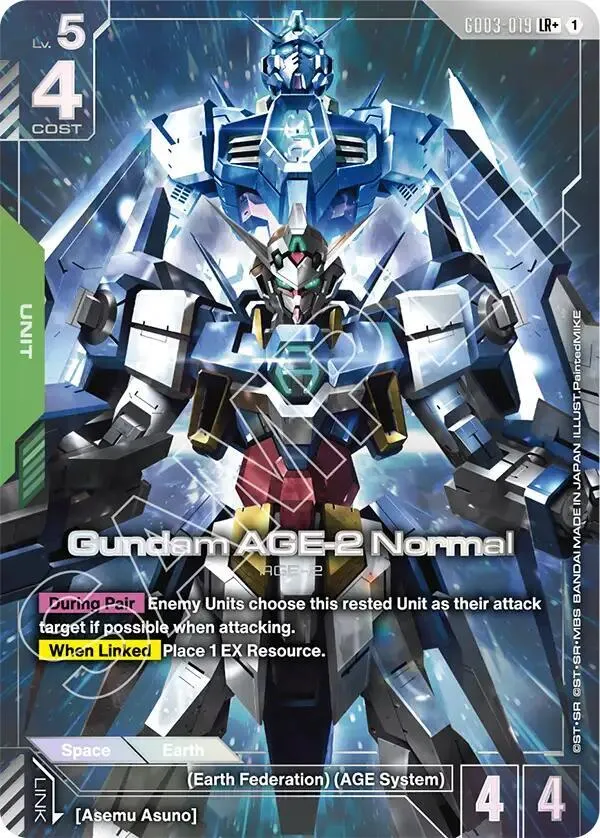 Gundam AGE-2 Normal (LR+) — Steel Requiem — Gundam Card Game