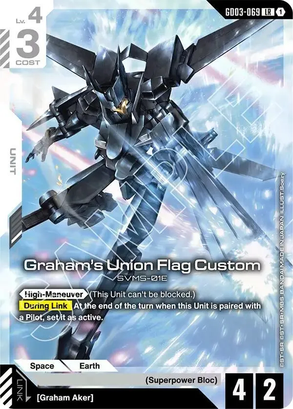 Graham's Union Flag Custom — Steel Requiem — Gundam Card Game