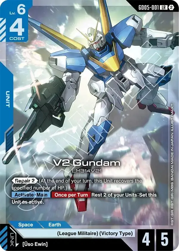 V2 Gundam — Freedom Ascension — Gundam Card Game
