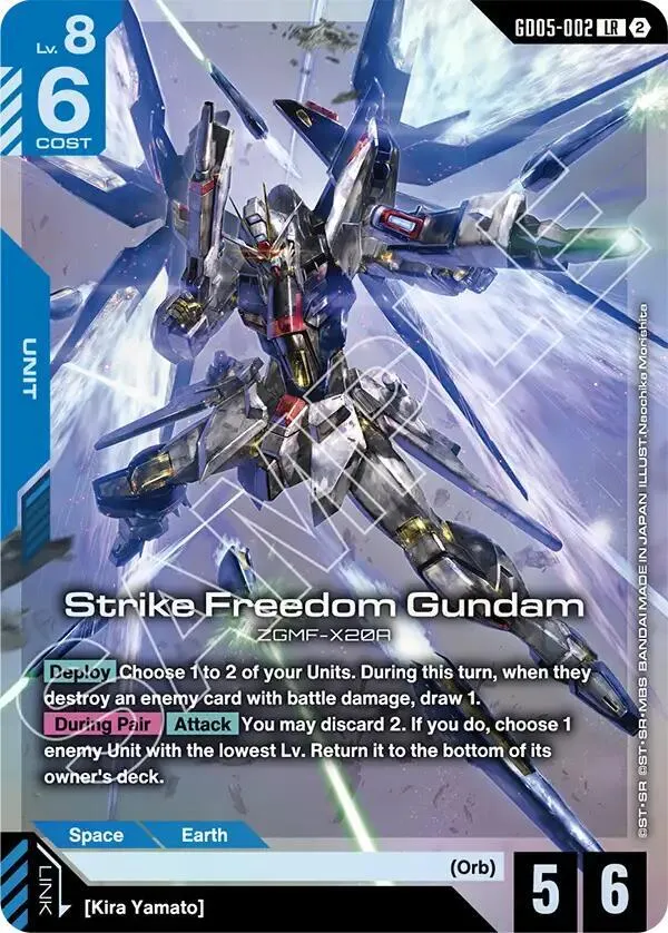 Strike Freedom Gundam — Freedom Ascension — Gundam Card Game