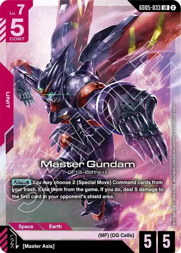 Master Gundam — Freedom Ascension — Gundam Card Game
