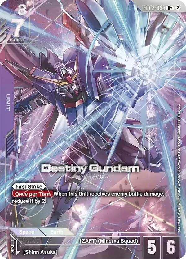 Destiny Gundam (R+) — Freedom Ascension — Gundam Card Game