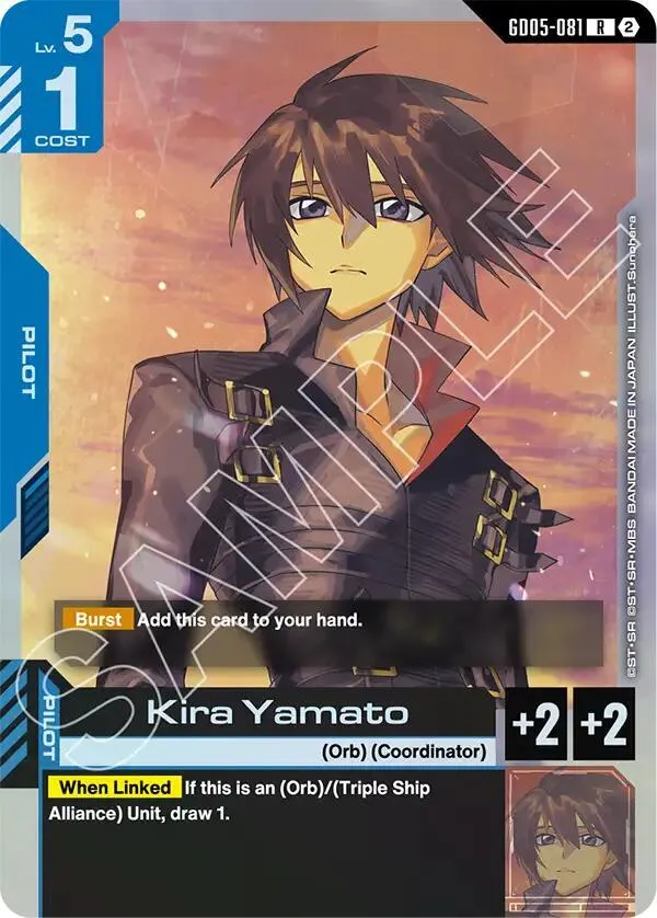 Kira Yamato — Freedom Ascension — Gundam Card Game