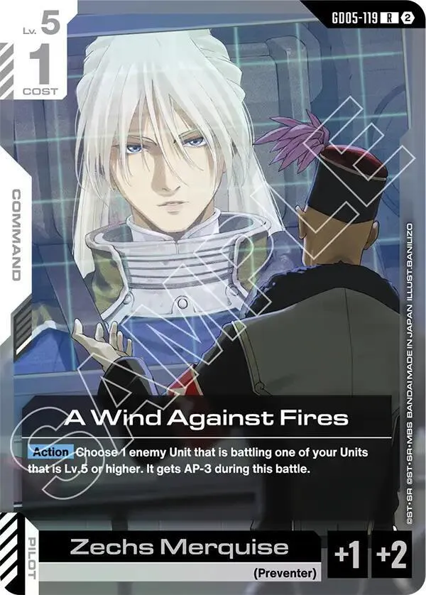A Wind Against Fires — Freedom Ascension — Gundam Card Game