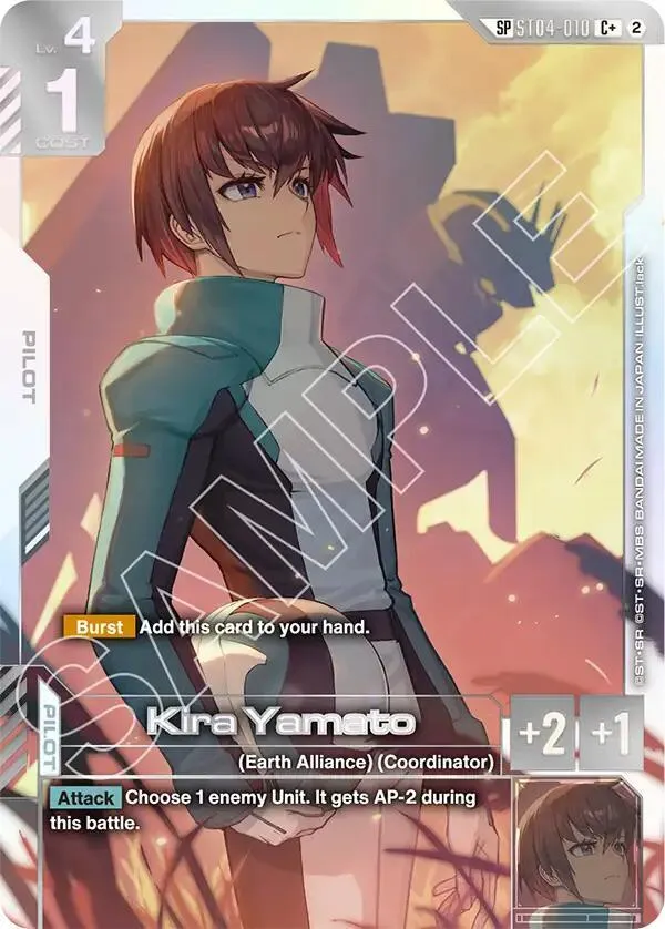 Kira Yamato (C+) (SP) — Freedom Ascension — Gundam Card Game